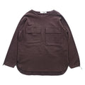 tence 長袖 スモック カットソー ロングスリーブ Tシャツ S ドローコード 胸ポケット TN-PO-01 日本製