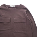 tence 長袖 スモック カットソー ロングスリーブ Tシャツ S ドローコード 胸ポケット TN-PO-01 日本製