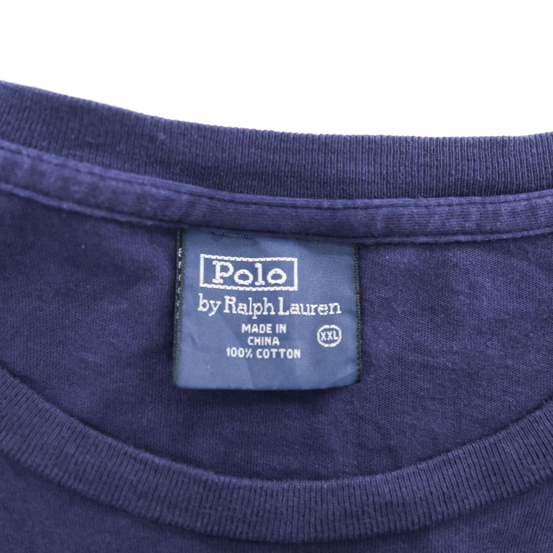 Polo Ralph Lauren 90年代 ヴィンテージ Tシャツ XXL ネイビー ビッグサイズ プリント