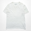 Maison Martin Margiela 10 クルーネック プレーン Tシャツ 44 ホワイト SLIM 15S/S カットオフ S30GC0487 トルコ製