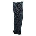 NIKE ACG 00年代 ヴィンテージ トラックパンツ ジャージ M ブラック リップストップ 防水 STORM FIT サイドジップ スリット スナップボタン