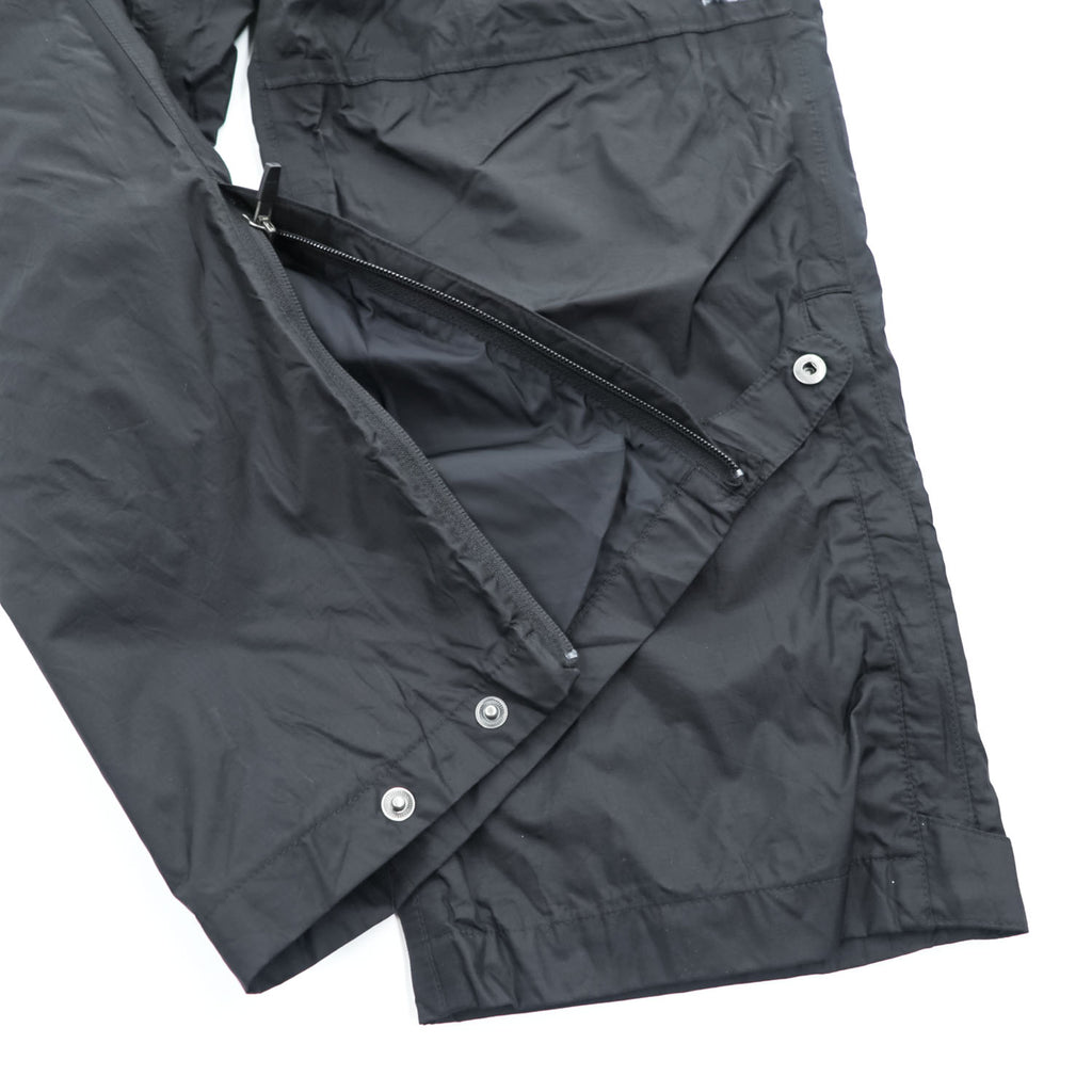 NIKE ACG 00年代 ヴィンテージ トラックパンツ ジャージ M ブラック リップストップ 防水 STORM FIT サイドジップ スリット スナップボタン