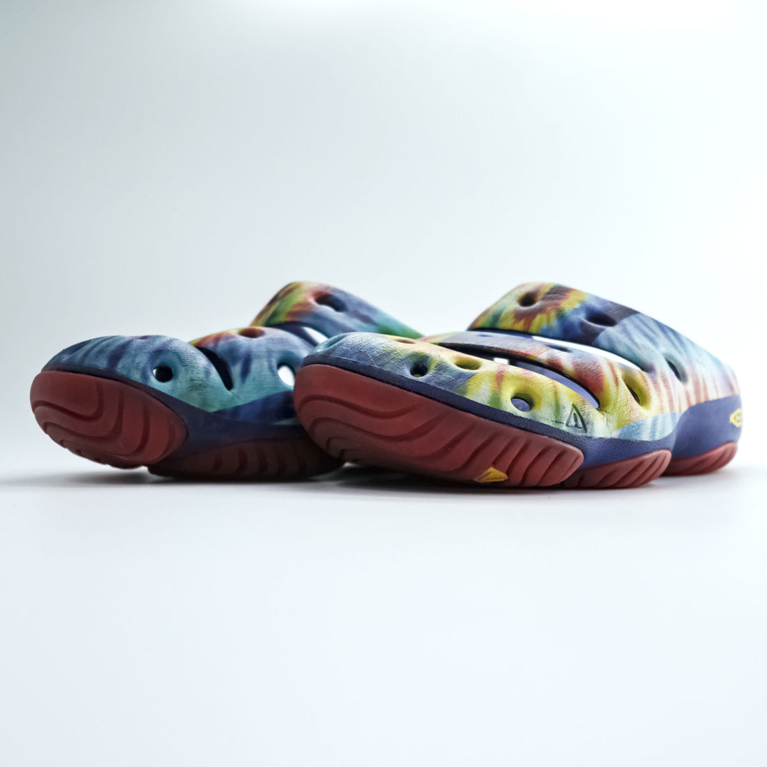 KEEN ヨギ YOGUI ARTS クロッグ サンダル 28cm イエロー ブルー タイダイ DEAD DYE