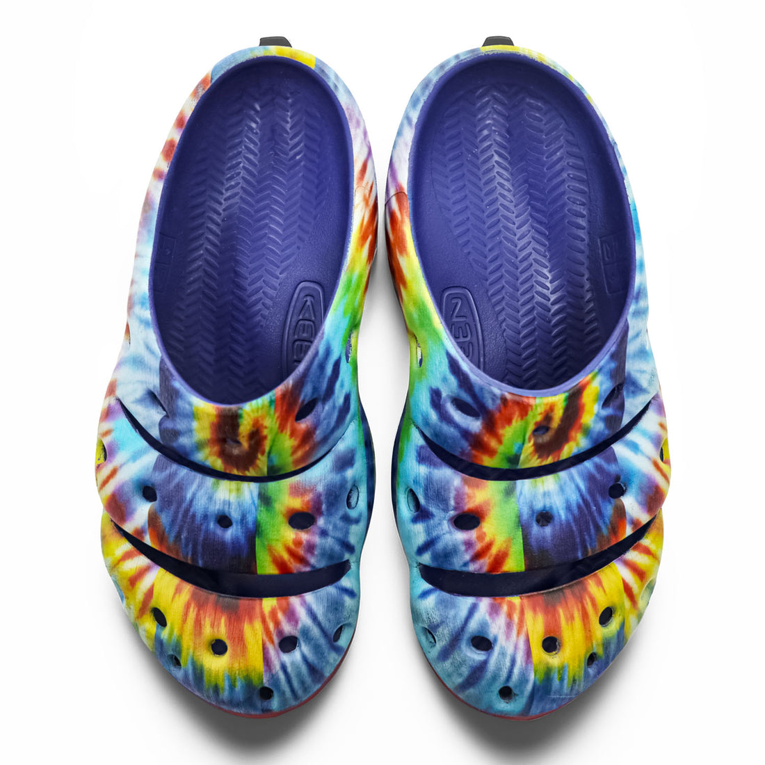 KEEN ヨギ YOGUI ARTS クロッグ サンダル 28cm イエロー ブルー タイダイ DEAD DYE