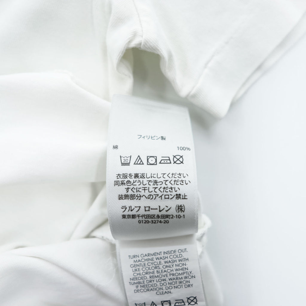 Polo Ralph Lauren ポロベア 50th ANNIVERSARY プリント Tシャツ L ホワイト コットン