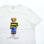 Polo Ralph Lauren ポロベア 50th ANNIVERSARY プリント Tシャツ L ホワイト コットン
