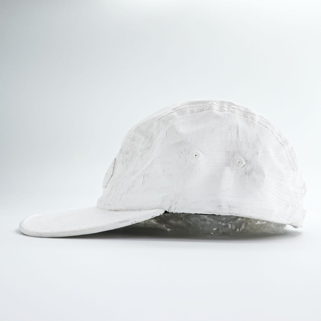 Supreme × MM6 Maison Margiela ペイント加工 キャンプキャップ Painted Camp Cap ホワイト ボックスロゴ カレンダータグ USA製