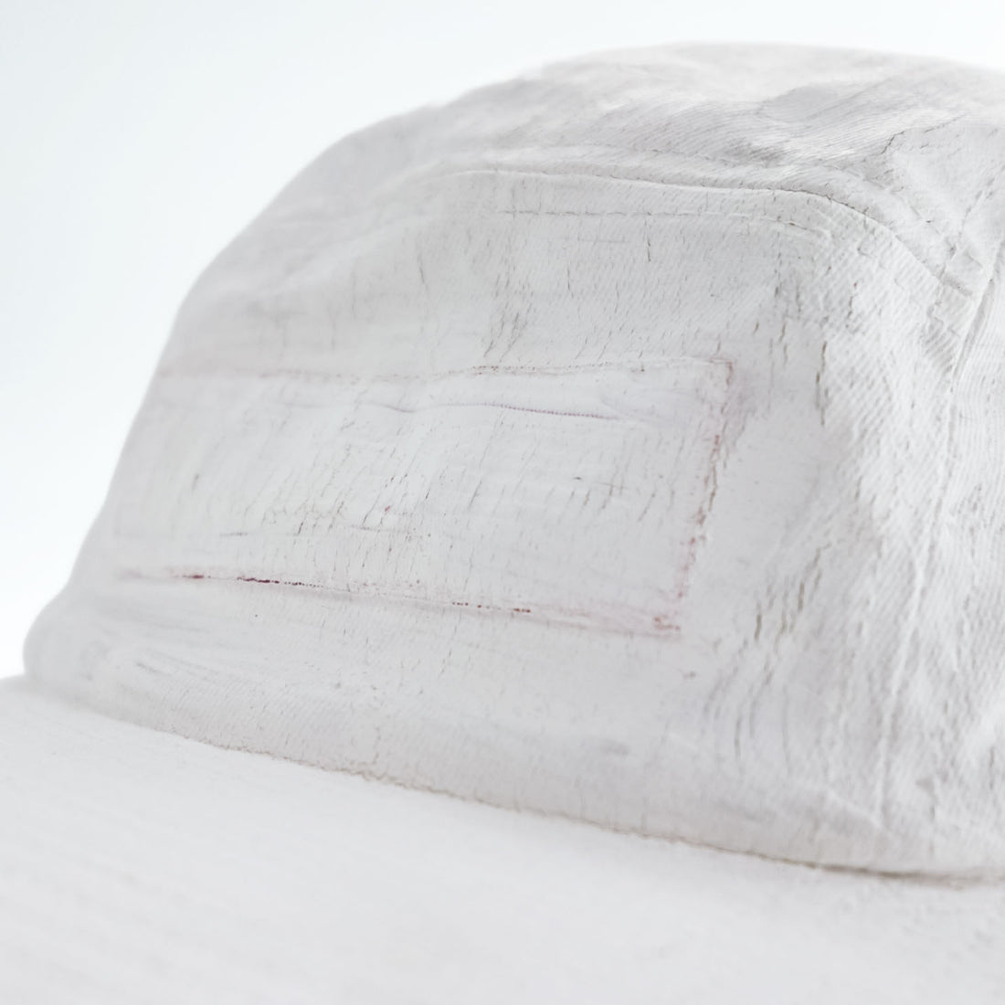 Supreme × MM6 Maison Margiela ペイント加工 キャンプキャップ Painted Camp Cap ホワイト ボックスロゴ カレンダータグ USA製