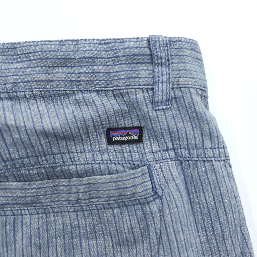 Patagonia ショートパンツ ハーフパンツ XL ブルー ストライプ BACK STEP SHORTS 57735