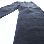 AURALEE 日本製 イージーパンツ カットオフ スウェットパンツ M ブラック STAND UP EASY PANTS A6SP05SU