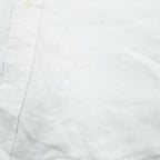 Ralph Lauren 90年代 ヴィンテージ 半袖 リネン シャツ XL CLASSIC FIT ホワイト スモールポニー ロゴ 刺繍 ボタンダウン