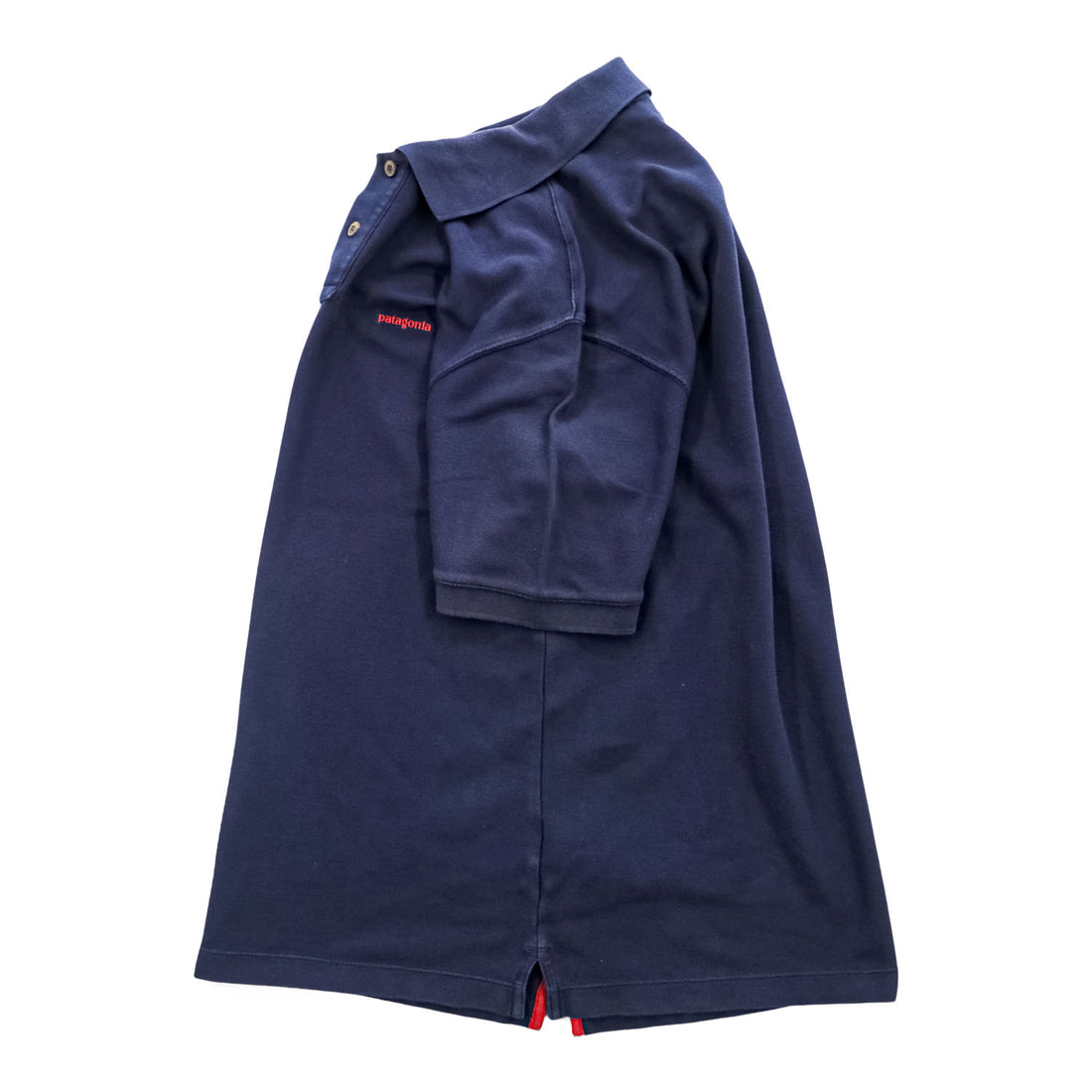 Patagonia ポロシャツ BELWE PIQUE POLO S ネイビー ワンポイントロゴ 鹿の子 52381