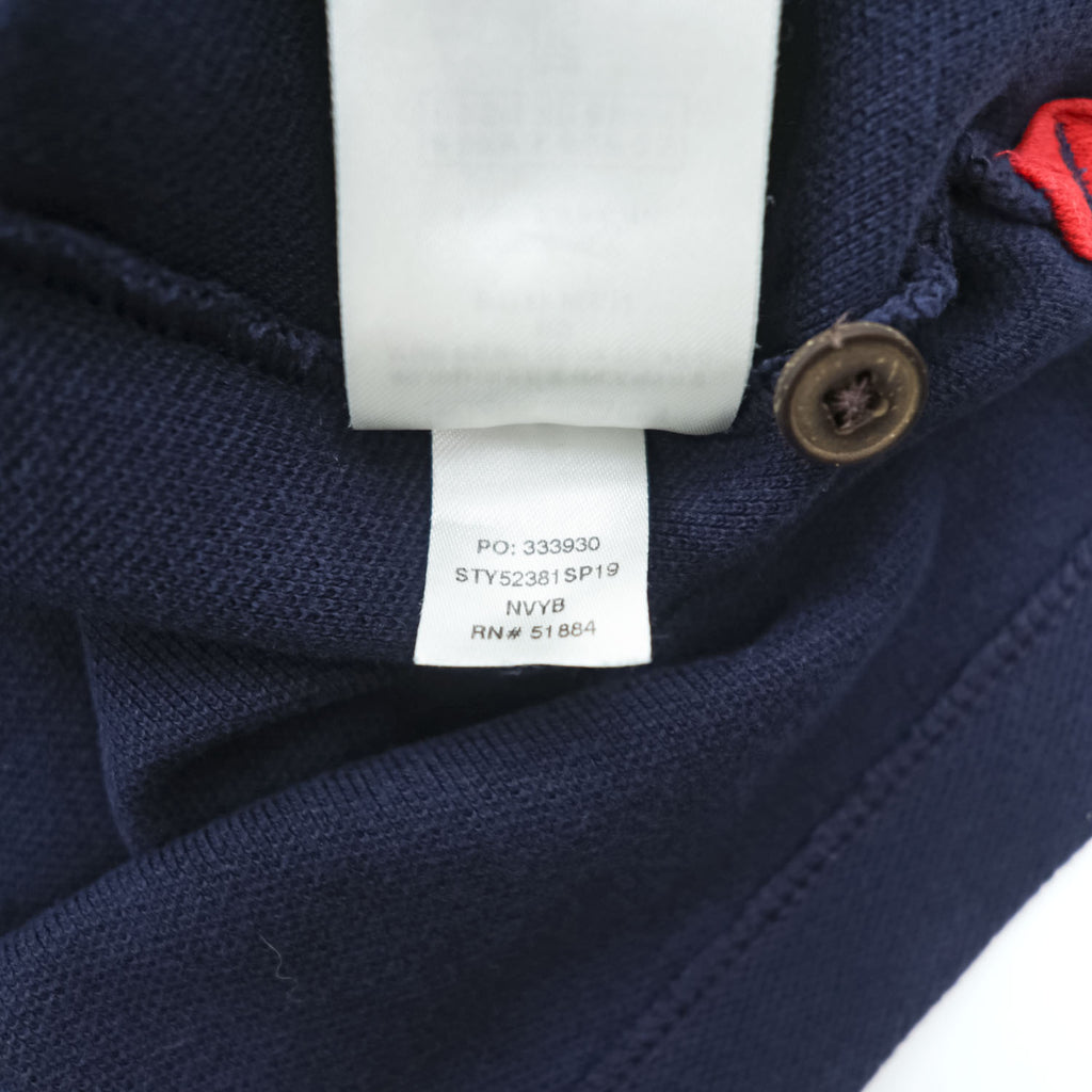 Patagonia ポロシャツ BELWE PIQUE POLO S ネイビー ワンポイントロゴ 鹿の子 52381