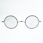 Buddy Optical 丸眼鏡 ラウンド サングラス メガネ a/n シルバー ブラウン ピュアチタン メタルフレーム