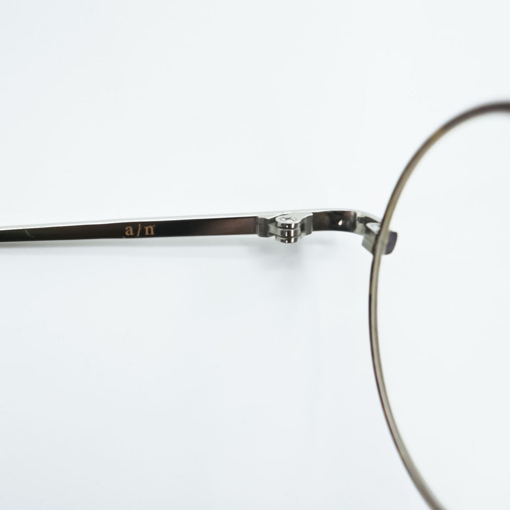 Buddy Optical 丸眼鏡 ラウンド サングラス メガネ a/n シルバー ブラウン ピュアチタン メタルフレーム