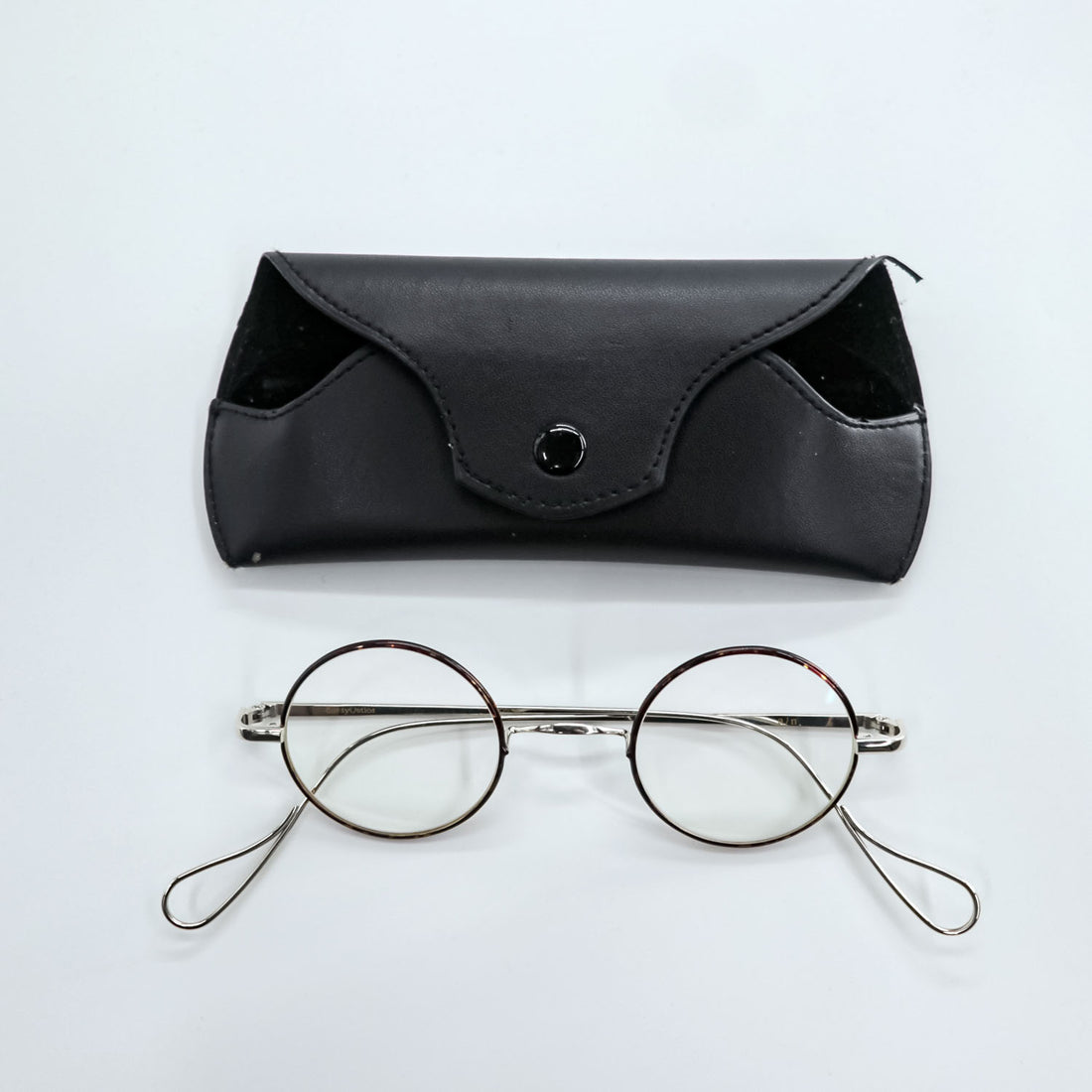 Buddy Optical 丸眼鏡 ラウンド サングラス メガネ a/n シルバー ブラウン ピュアチタン メタルフレーム