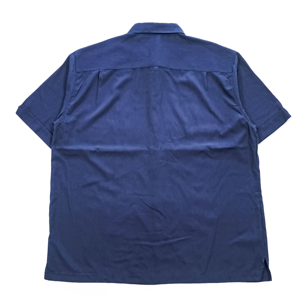 CUBAVERA キューバシャツ 半袖シャツ XL ネイビー ボックスシルエット グアヤベラ 未使用品