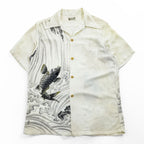 DENIME 日本製 オリゾンティ期 90年代 ヴィンテージ アロハシャツ 和柄 半袖シャツ ALORA HAWAIIAN DREAM