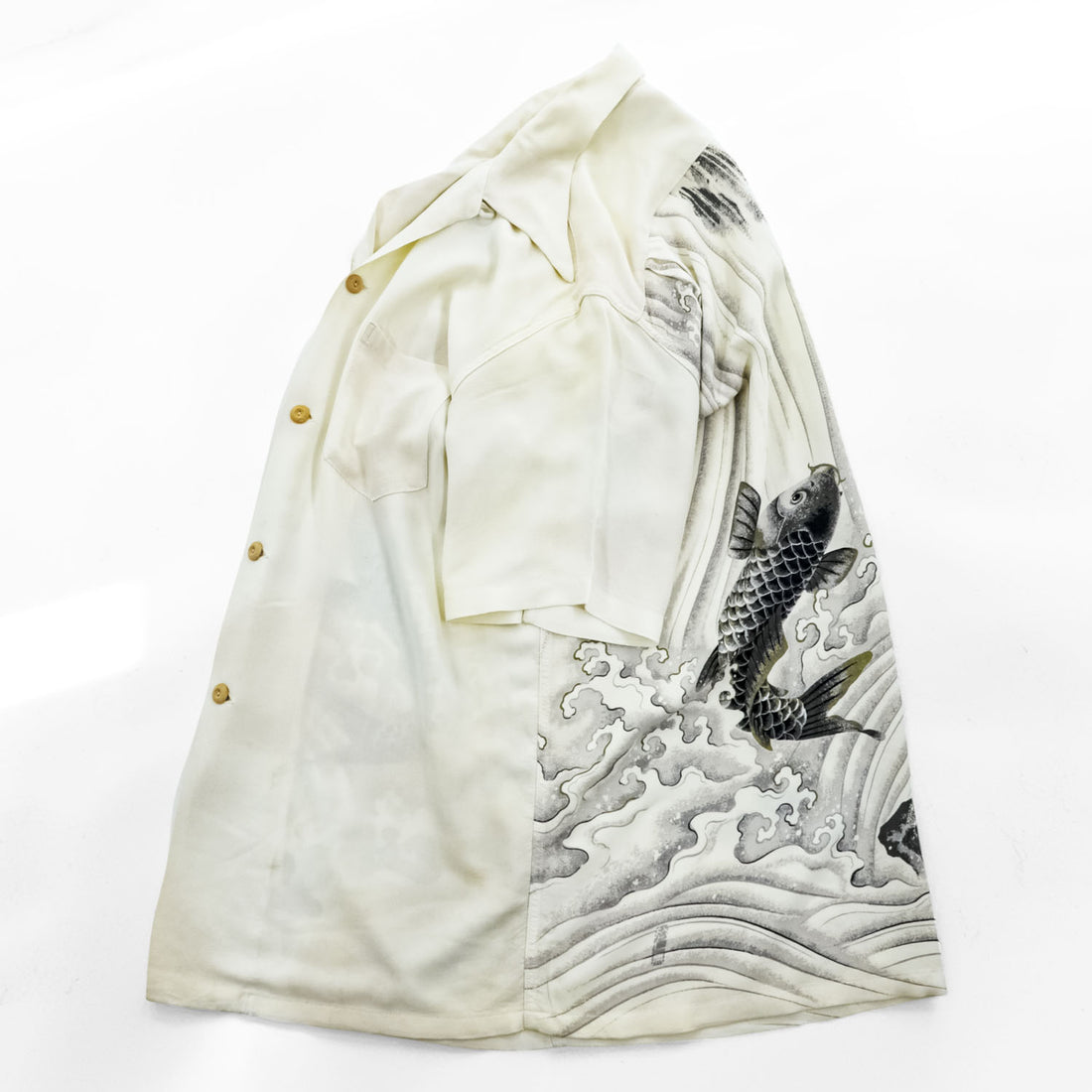 DENIME 日本製 オリゾンティ期 90年代 ヴィンテージ アロハシャツ 和柄 半袖シャツ ALORA HAWAIIAN DREAM