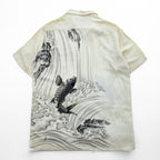 DENIME 日本製 オリゾンティ期 90年代 ヴィンテージ アロハシャツ 和柄 半袖シャツ ALORA HAWAIIAN DREAM