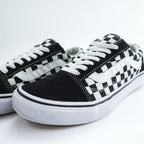 VANS オールドスクール OLD SKOOL DX ローカット スニーカー 27cm ホワイト ブラック キャンバス V36CL+ チェッカーフラッグ ULTRACUSH