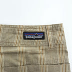 Patagonia カーゴショーツ ALL WEAR CARGO SHORTS ショートパンツ ハーフパンツ L ベージュ チェック