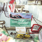 reyn spooner 80年代 ハワイ製 ヴィンテージ アロハシャツ 半袖シャツ L グリーン 総柄 ハワイアン ダイヤモンドヘッドタグ