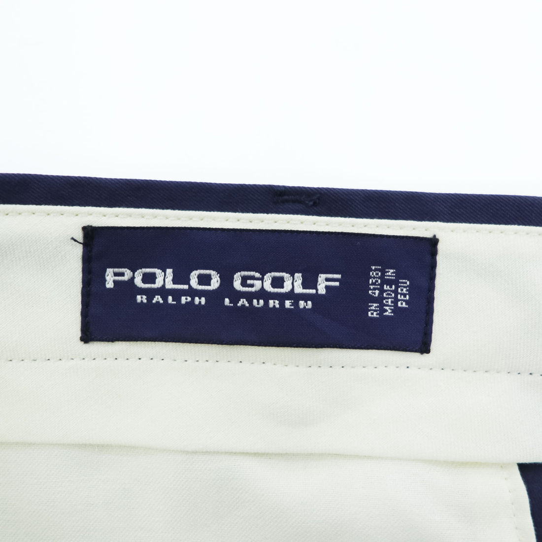 Polo Ralph Lauren 90年代 ヴィンテージ ピマコットン チノショーツ ショートパンツ ハーフパンツ L ネイビー LINKS SHORT POLO GOLF 未使用品