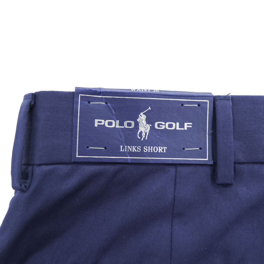 Polo Ralph Lauren 90年代 ヴィンテージ ピマコットン チノショーツ ショートパンツ ハーフパンツ L ネイビー LINKS SHORT POLO GOLF 未使用品
