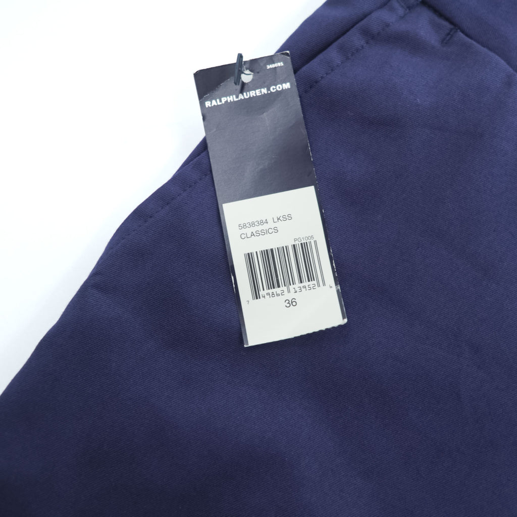 Polo Ralph Lauren 90年代 ヴィンテージ ピマコットン チノショーツ ショートパンツ ハーフパンツ L ネイビー LINKS SHORT POLO GOLF 未使用品