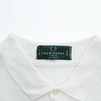 FRED PERRY 90年代 ヴィンテージ ポロシャツ L ホワイト ワンポイントロゴ イングランド製 英国製 鹿の子 M50/0022
