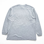 POST OVERALLS 日本製 長袖 ロングスリーブ Tシャツ ロンT XL グレー 胸ポケット