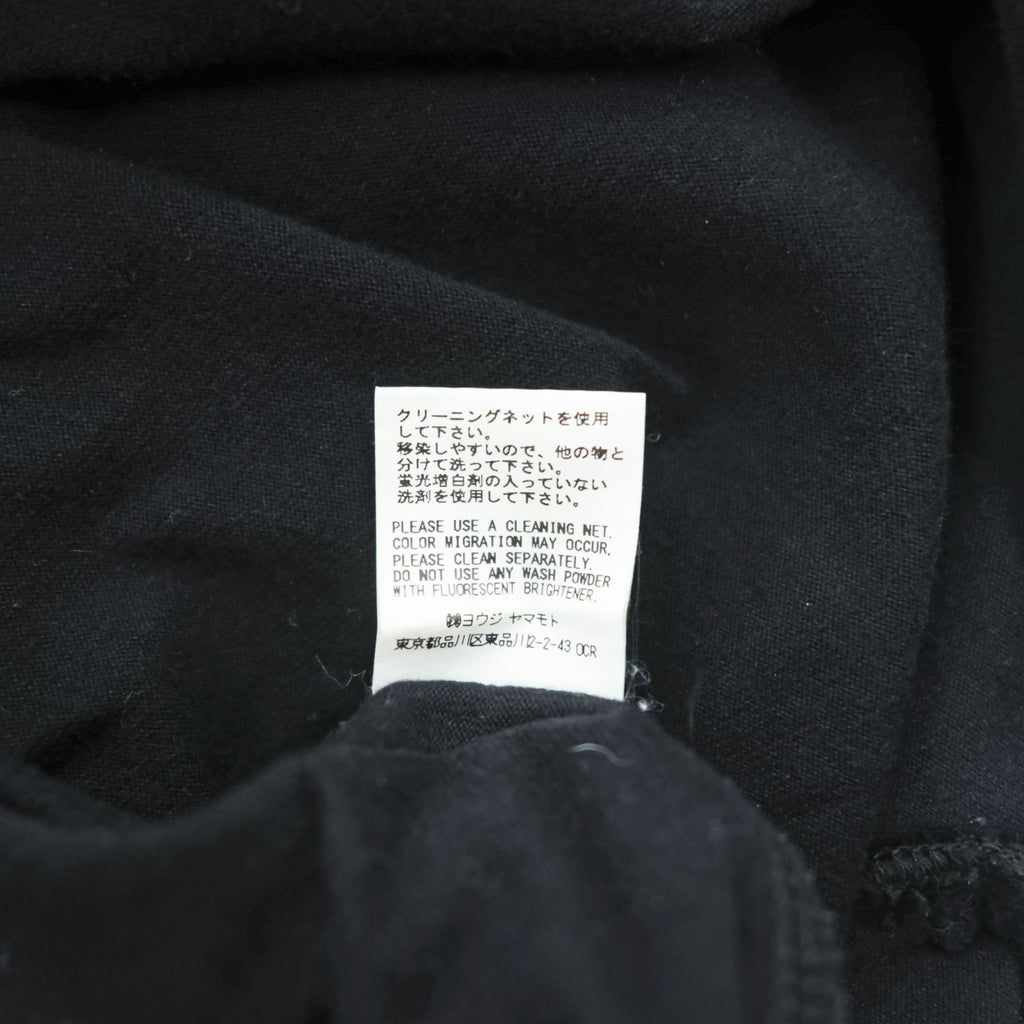 S'YTE Yohji Yamamoto 日本製 ロング丈 サイドスリット Tシャツ M ブラック UD-T01-077