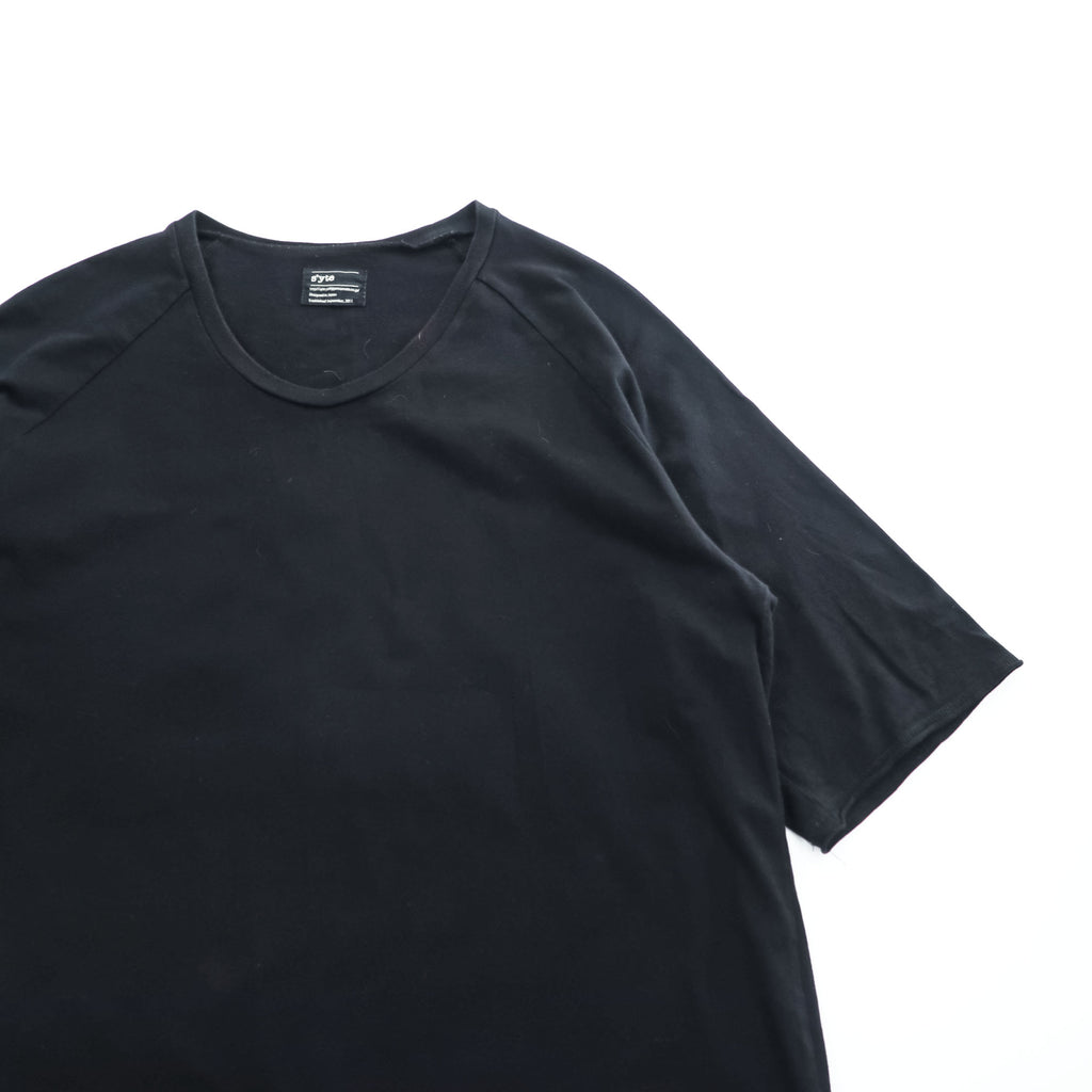 S'YTE Yohji Yamamoto 日本製 ロング丈 サイドスリット Tシャツ M ブラック UD-T01-077