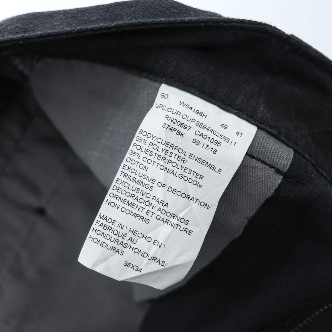 Dickies 874 FLEX ワークパンツ チノパンツ 36 x 34 ブラック 874FBK