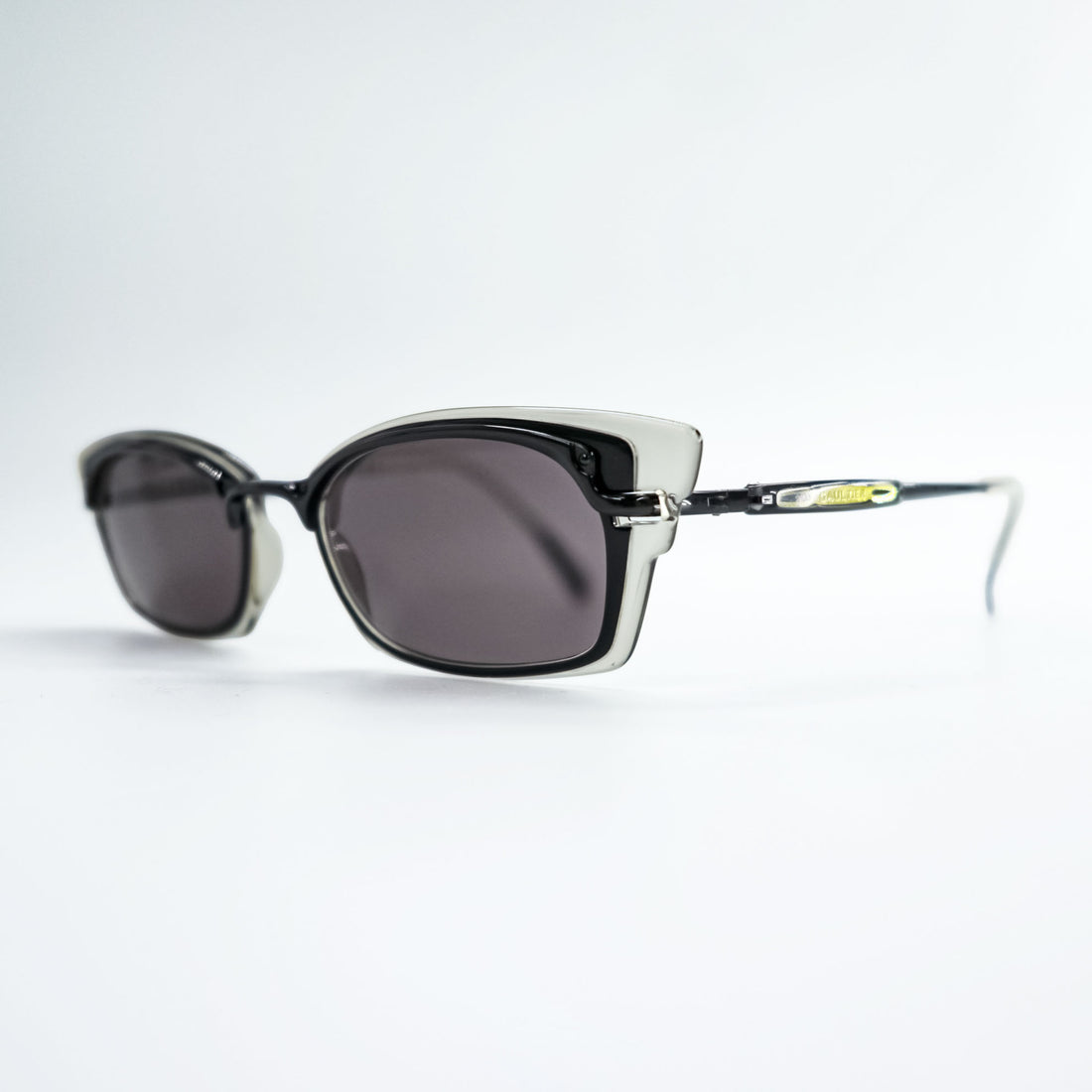 Jean Paul GAULTIER 90年代 ヴィンテージ サングラス UVレンズ クリア スモーク UV Protection 56-0039