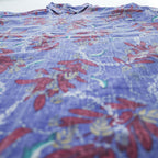 reyn spooner 90年代 ヴィンテージ アロハシャツ プルオーバー 半袖シャツ XXL ブルー レッド ビッグサイズ 総柄 Hawaiian Traditionals Commemorative Classics ハーフボタン
