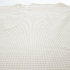 DAIWA PIER39 テック サーマル ヘンリーネック Tシャツ M ホワイト TECH THERMAL HENLEY S/S ワッフル BE-39024