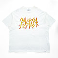 FACETASM 日本製 オーバーサイズ Tシャツ GRAPHIC BIG TEE XL ホワイト サイドスリット ワイド SR0-TEE-U05