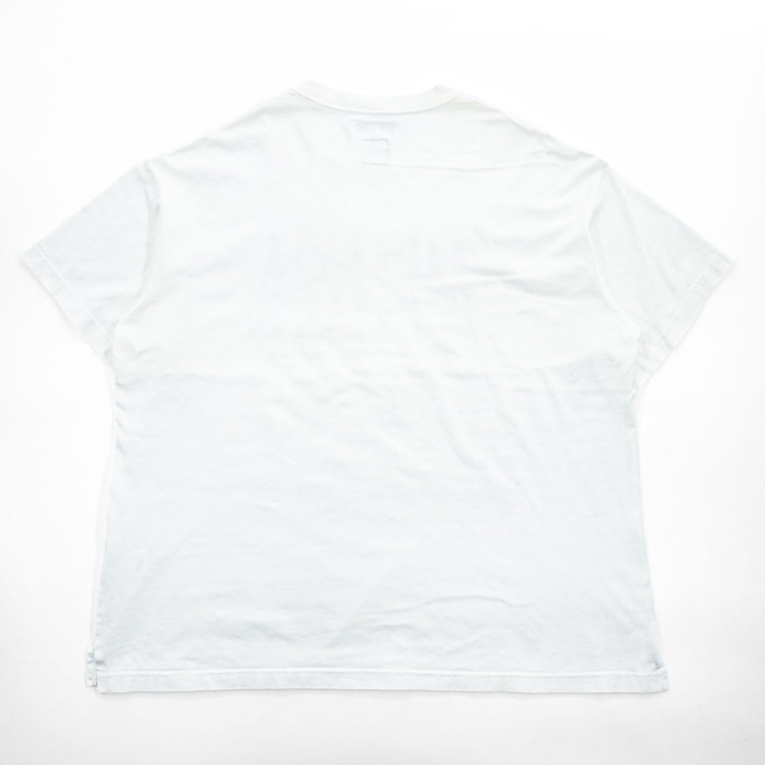 FACETASM 日本製 オーバーサイズ Tシャツ GRAPHIC BIG TEE XL ホワイト サイドスリット ワイド SR0-TEE-U05