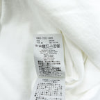 FACETASM 日本製 オーバーサイズ Tシャツ GRAPHIC BIG TEE XL ホワイト サイドスリット ワイド SR0-TEE-U05