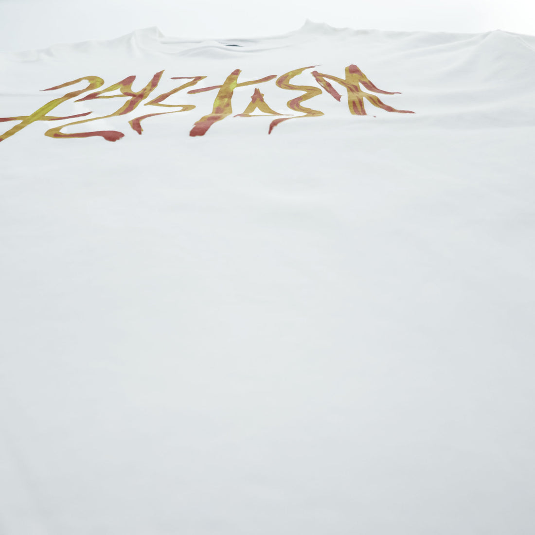 FACETASM 日本製 オーバーサイズ Tシャツ GRAPHIC BIG TEE XL ホワイト サイドスリット ワイド SR0-TEE-U05