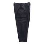 H BEAUTY & YOUTH リップストップ カーゴパンツ FATIGUE PANTS ブラック L ワイド 1214-104-7739