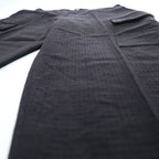 H BEAUTY & YOUTH リップストップ カーゴパンツ FATIGUE PANTS ブラック L ワイド 1214-104-7739