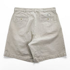 Polo Ralph Lauren 90年代 ヴィンテージ ポロチノ プリーツショーツ TYLER SHORT ショートパンツ ハーフパンツ L ベージュ 2タック