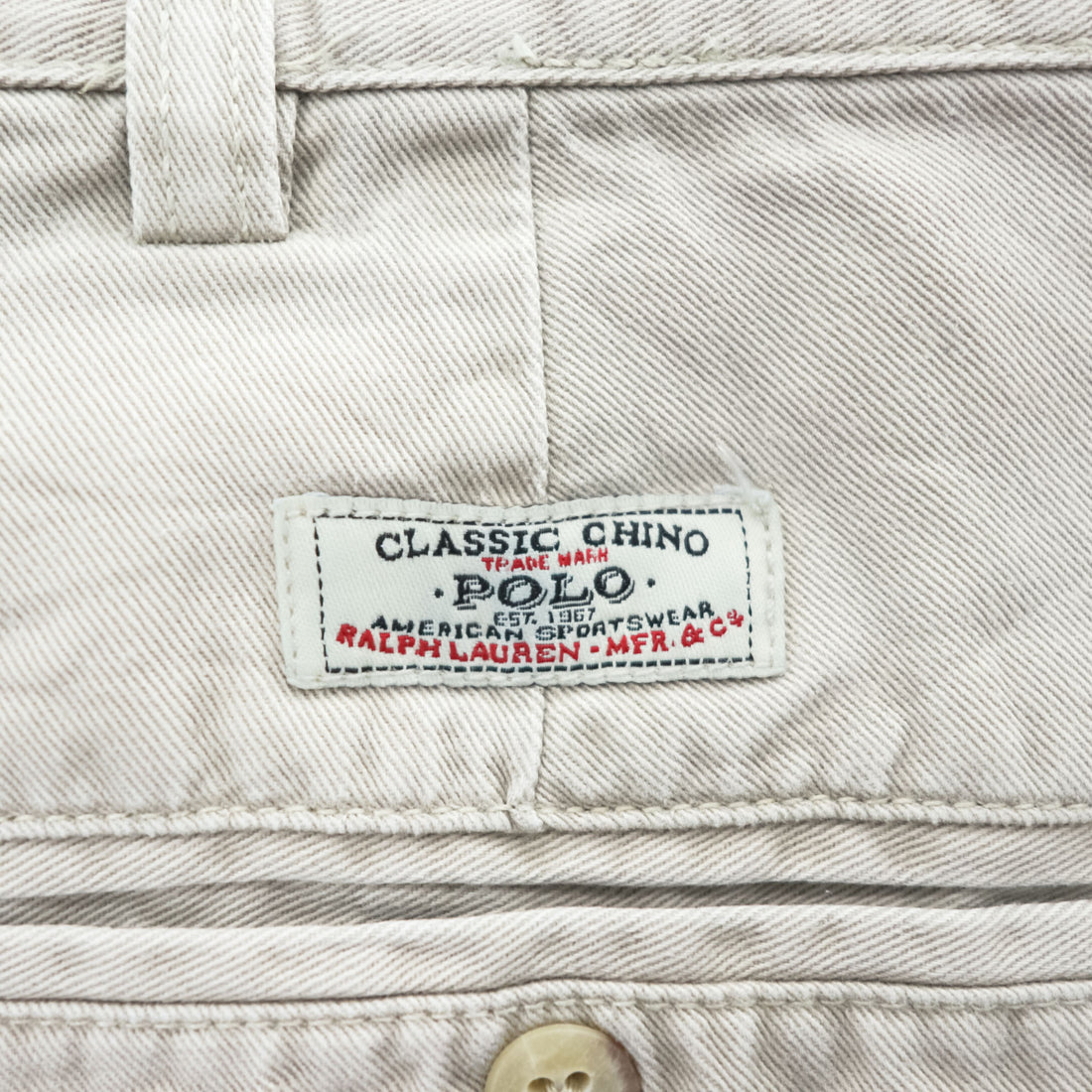 Polo Ralph Lauren 90年代 ヴィンテージ ポロチノ プリーツショーツ TYLER SHORT ショートパンツ ハーフパンツ L ベージュ 2タック