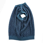 YOKE 日本製 ヘリンボーン メッシュ Vネック ベスト HERRINGBONE MESH V-NECK VEST コットンニット YK23SS0499S