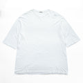 AURALEE 日本製 シームレス クルーネック ハーフスリーブ Tシャツ L ホワイト SEAMLESS CREW NECK HALF SLEEVE TEE 五分袖 A8ST02ST