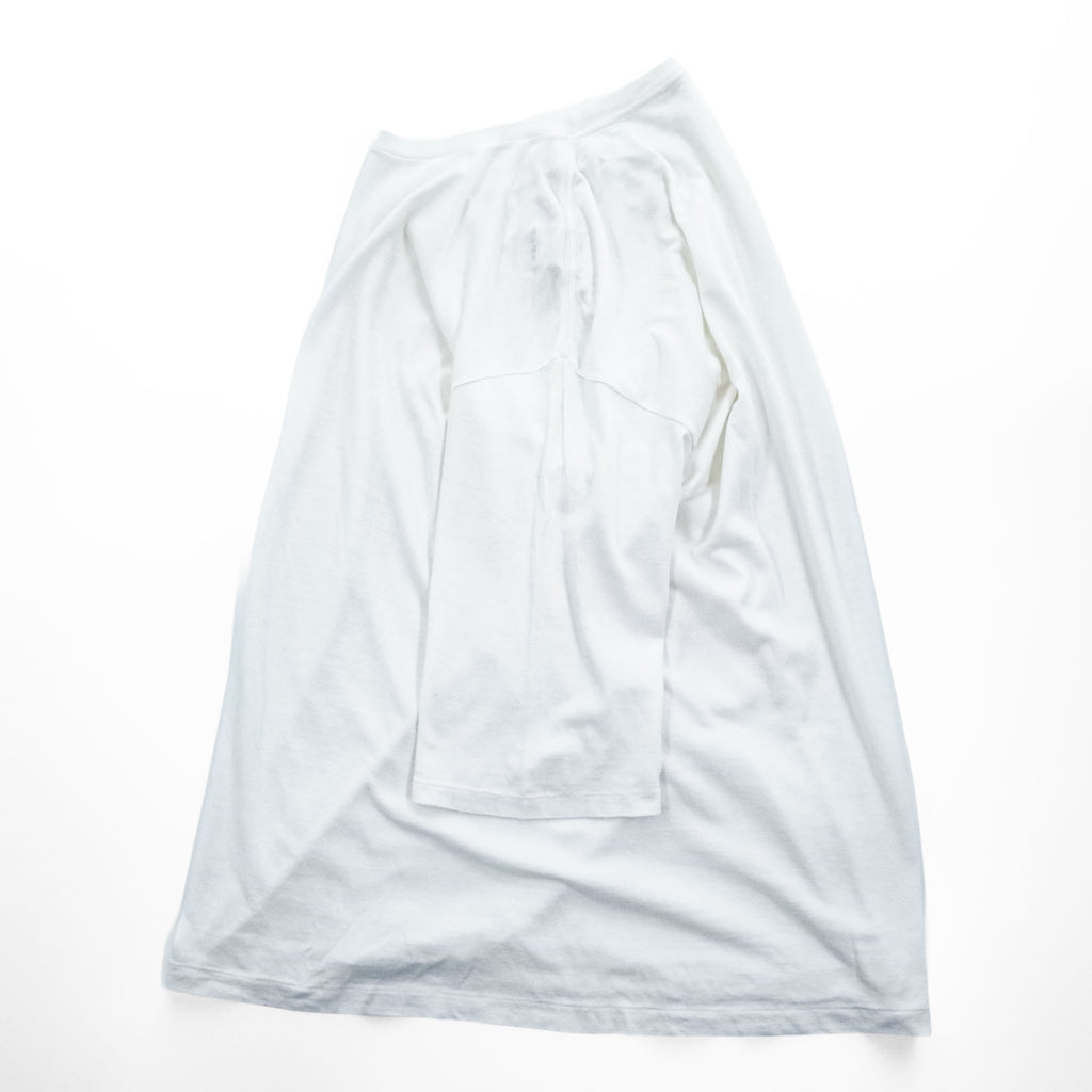 AURALEE 日本製 シームレス クルーネック ハーフスリーブ Tシャツ L ホワイト SEAMLESS CREW NECK HALF SLEEVE TEE 五分袖 A8ST02ST