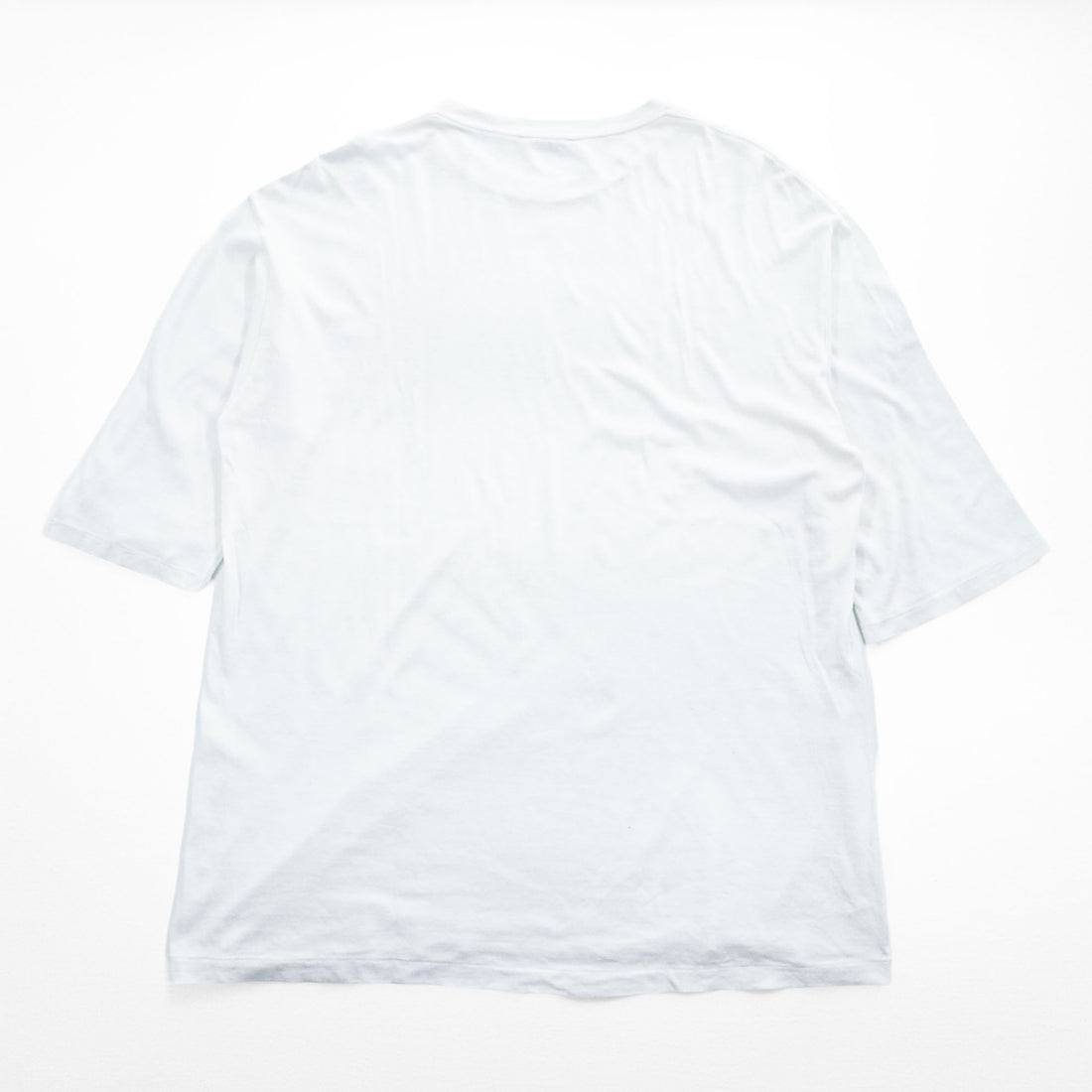 AURALEE 日本製 シームレス クルーネック ハーフスリーブ Tシャツ L ホワイト SEAMLESS CREW NECK HALF SLEEVE TEE 五分袖 A8ST02ST